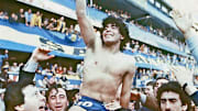 Maradona con boca