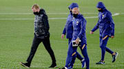Ronald Koeman und seine Assistenten (nach dem Spiel bei Celta Vigo)
