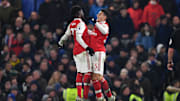 Saka y Martinelli