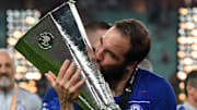 Higuaín consiguió la Europa League jugando para el Chelsea