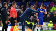 Bald wieder in Turin vereint? Sarri und Jorginho während ihrer gemeinsamen Zeit beim FC Chelsea