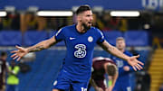 Giroud a inscrit contre Leeds son premier but de la saison en championnat. 