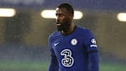 Antonio Rudiger in action for Chelsea 