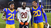 The Los Angeles Rams should consider signing CB Prince Amukamara after restructuring QB Jared Goff's contract. 