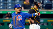 Javier Báez causó sensación con su corrido de bases