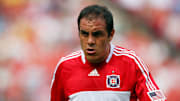 Cuauhtémoc Blanco en un partido del Chicago Fire.