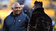 Former Cincinnati Bengals HC Marvin Lewis and Former NFL WR Antonio Brown
