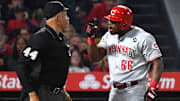 Cincinnati Reds v Los Angeles Angels