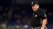 Joe West, Cincinnati Reds v Miami Marlins