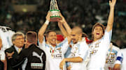 Simeone, Verón y Crespo, campeones en Lazio