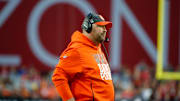 Cleveland Browns head coach Freddie Kitchens looking disappointed on the sidelines vs. the Cardinals
