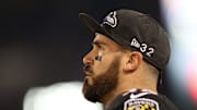 Defensive back Eric Weddle with the Baltimore Ravens 