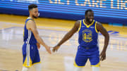 Draymond Green and Steph Curry