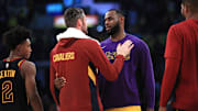 LeBron James' first game back in Cleveland as a Laker