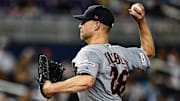 The Dodgers are reportedly interested in trading for Indians right-hander Corey Kluber. 