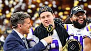 LSU QB Joe Burrow will report to the Bengals if they take him first overall in the NFL Draft. 