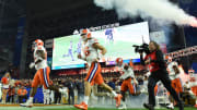 Clemson's Trevor Lawrence taking the field against Justin Fields