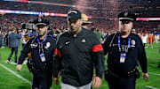 Ohio State head coach Ryan Day after the loss to Clemson