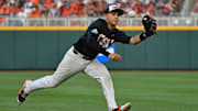 College World Series - Arkansas v Oregon State - Game One