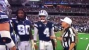 Cowboys forced to kick off at beginning of each half in obscure occurrence.