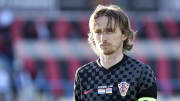Luka Modrić winning his 137th Croatia cap