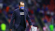El entrenador Juan Reynoso de Cruz Azul.