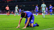Ignacio Rivero jugando la final con Cruz Azul