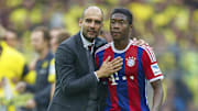 Guardiola y David Alaba
