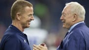 Jerry Jones and Jason Garrett