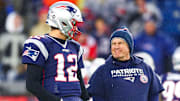 Bill Belichick y Tom Brady conversaron este miércoles