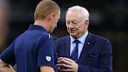 Dallas Cowboys owner Jerry Jones and coach Jason Garrett