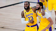 LeBron James y Anthony Davis están en el Primer Equipo de la NBA