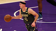 Alex Caruso fue una pieza importante de la segunda unidad de los Lakers