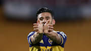 Eduardo Salvio, la figura de Boca Juniors.