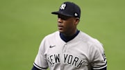 Aroldis Chapman fue el cerrador de los Yankees la temporada pasada