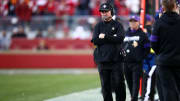 Mike Zimmer coaching Vikings vs 49ers