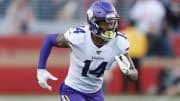 Vikings WR Stefon Diggs against the 49ers in the NFC Divisional Round