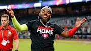 El dominicano Ozuna quiere quedarse en San Luis