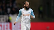 Mitroglou face à l'Eintracht Francfort en 2018 