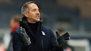 War nach dem Spiel gegen Leipzig voll des Lobes für seine Spieler: Adi Hütter