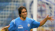 El delantero argentino Cesar Delgado del