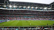 Wembley durante Inghilterra-Germania