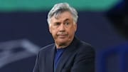Carlo Ancelotti on the touchline against Liverpool