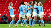 Manchester City celebrate