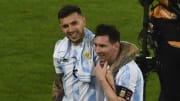 Messi y Paredes, de la Selección Argentina a Paris Saint-Germain, juntos.