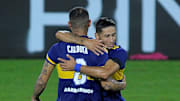 Cardona festejando