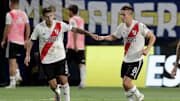 Protagonistas del gol de River