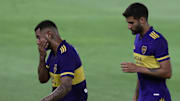 FBL-ARGENTINA-BOCA-SARMIENTO - Cardona y Licha López, preocupados.