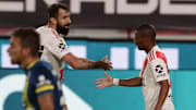 Pratto y De La Cruz, los goleadores de River en la victoria