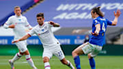 Christian Pulisic (tengah) mengalami cedera saat melawan Leicester City